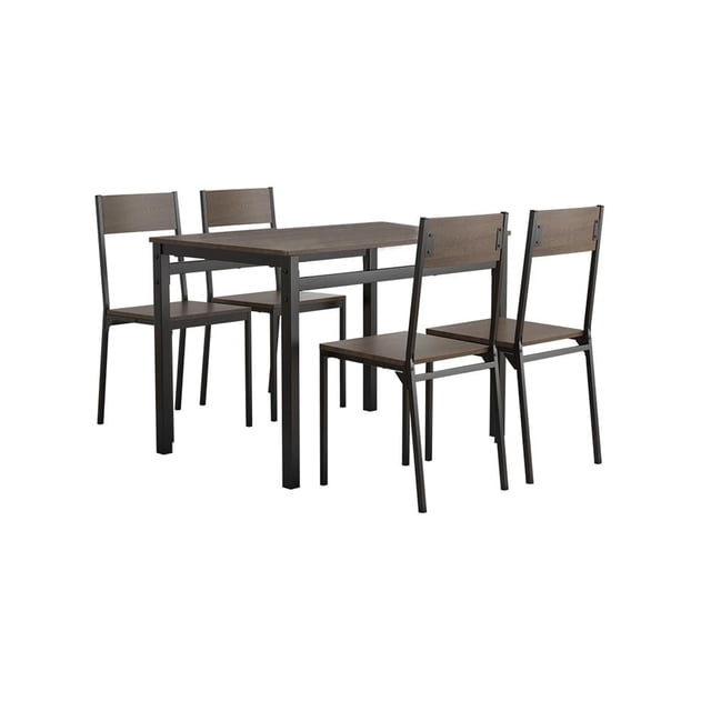 Comedor Coaster 5 Piezas Color café