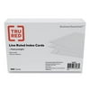 Index Cards, Ruled, 4 x 6, White, 100/Pack