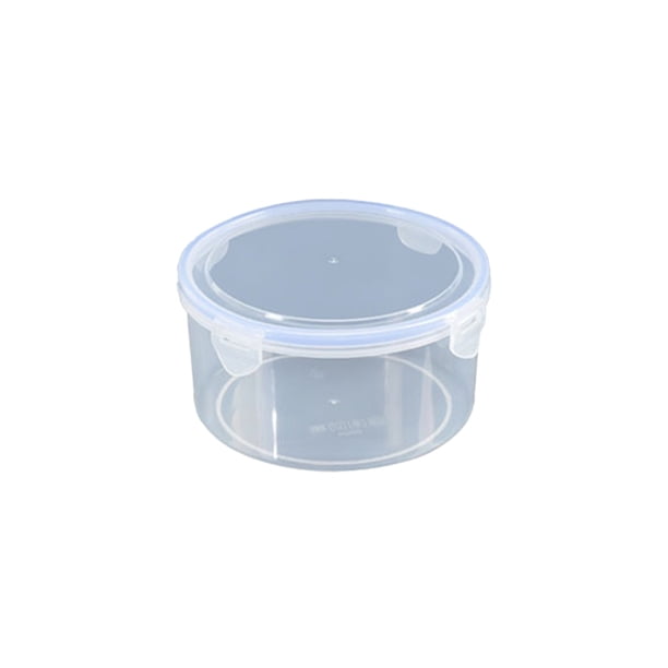 Esponja apilable transparente de plástico grueso para refrigerador, almacenamiento en microondas, alimentos sellados, comercial, para mantener frescos
