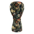 thumbnail image 2 of Yuyamidu Mushroom Golf Head Covers for Driver Fairway Woods Hybrid Colorful Flowers Leather Headcovers Fashion Golf Club Head Cobers, 2 of 8