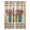Brown, variant on Watercolor Floral Blackout Curtains for Bedroom Living Room Darkening Curtains 63 Inches Long Spring Flowers Bouquet Vases Wooden Beige Window Curtain 2 Panels Set Window Treatment Drapes 42"x63"