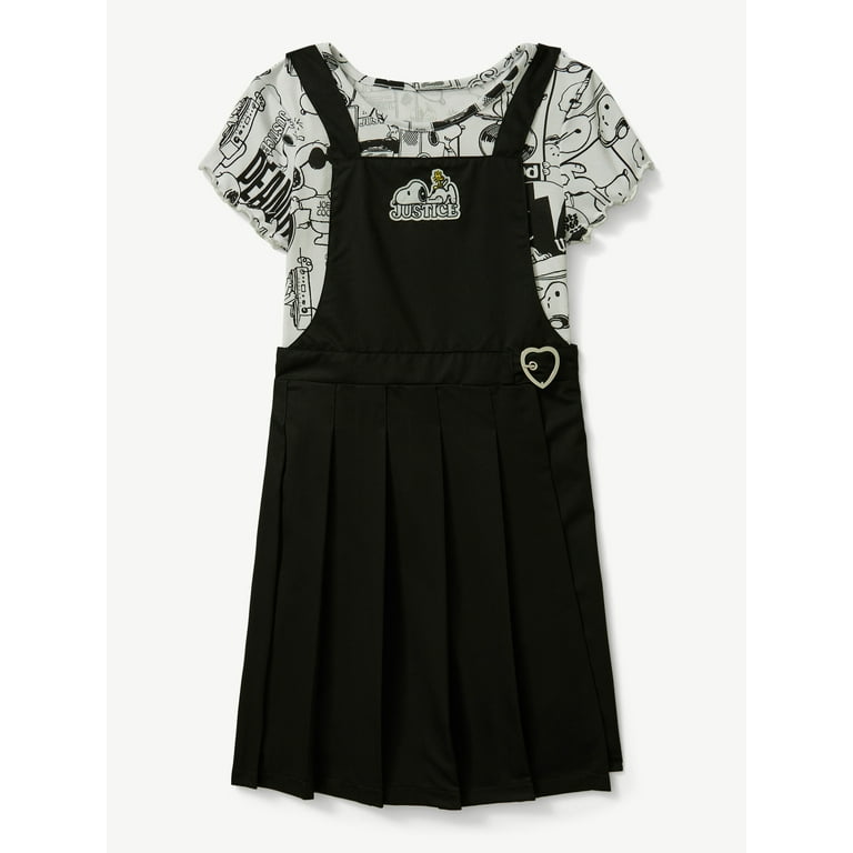 Justice Girls Snoopy 2Fer Dress Sizes XS XLP Walmart