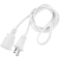 thumbnail image 4 of HLONK Power Extension Cable 2-prong Power Extension Cable Replacement Extension Cord US Plug, 4 of 5