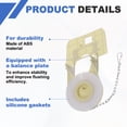 2 Pack Toilet Stopper Flapper, Toilet Flapper Replacement ABS Seal ...