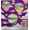 Purple, variant on Soimoi Green Cotton Duck Fabric Bird & Air Balloons Holiday Print Sewing Fabric Yard 42 Inch Wide
