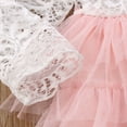thumbnail image 3 of Bébé Filles Dentelle Robe Parti Bal Demoiselle d'Honneur Fête Concours Robes, 3 of 6