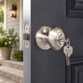 thumbnail image 6 of Satin Nickel Egg Keyed Entry Door Knob, Left and Right Hand, ANSI Grade 3, Fits 1-3/8 in. to 1-3/4 in. Doors, 6 of 13