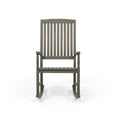 thumbnail image 4 of Aliya Outdoor Acacia Wood Rocking Chair, Gray, 4 of 4