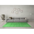 thumbnail image 3 of Ahgly Company Indoor Square Oriental Emerald Green Industrial Area Rugs, 3' Square, 3 of 4