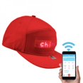 thumbnail image 2 of LED Display Cap Smartphone App Controlled Glow DIY Edit Text Hat Baseball Tennis Sports Cap, 2 of 5