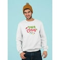 thumbnail image 2 of Papa Claus Design Sweatshirt Men -Image by Shutterstock, Male 4X-Large, 2 of 4