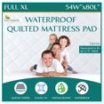 thumbnail image 1 of Protector de colchón impermeable, tamaño XL completo, Four Seasons Essentials, 1 of 7