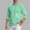 Mint Green, variant on WIZUTIZ Mens Shirt Striped Cotton Spandex Crewneck Long Sleeve Basic Pullover Stripe Casual Crew Tee Shirt