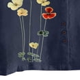 thumbnail image 5 of HongQid Womens Embroidered Tops Casual Summer Boho T Shirts Loose Fit Short Sleeve Linen Floral Blouses, 5 of 5