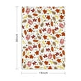 thumbnail image 3 of Fall Kitchen Towels Set of 4, Maple Leaves and Pumpkins, Absorbent Soft Bar Towels, Decorative for Farmhouse Kitchen, 3 of 3