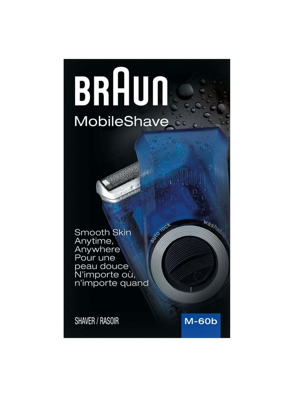 Braun M60b Mobile Battery Powered Electric Shaver for Men