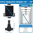 thumbnail image 3 of Soporte para tableta Mount-It! Soporte universal seguro para quiosco para iPad, 3 of 9