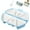 Light Blue, variant on Djiypn 6 Grids Onigiri Mold Triangle Sushi Mold Once Quickly Make Sushi - Multifunctional Rice Ball Mold for Making and Storing Sushi, Gray