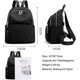 thumbnail image 5 of Mochila ligera de nailon para mujer, estilo informal, pequeña, antirrobo, para hombro, para la escuela, de viaje, para mujeres y niñas, color negro, 5 of 5
