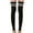 Black, variant on SPRING PARK 1Pair Women Gril Striped Over Knee Socks Cotton Knit High Thigh Stocking