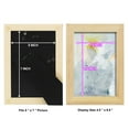 thumbnail image 4 of Canary and Sky II - Framed Print w/glass - Natural Wood, 4 of 8