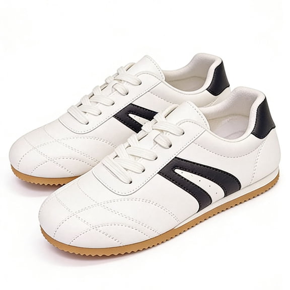 Women's Retro Sneakers Low Top Casual Walking Shoes Fashion Comfortable Lightweight Platform Tennis Shoes for Women
