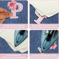 thumbnail image 5 of 26pcs Pink Bow Embroidery Iron-On Letter Patches, Alphabet A-Z Patches for Clothes, DIY Crafts, T-Shirts, Backpacks, Jackets, Accessories, Sew or Iron On Patches, Cute Embroidery Appliques, 5 of 5