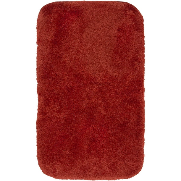 Mohawk Home Royal Bath Rug Sienna, 1'5"x2', Rust Orange