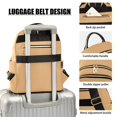 thumbnail image 4 of JIALIOU Mini Backpack Purse for Women Quilted Casual Daypack Small Travel Shoulder Bag, Summer Tan, 4 of 7