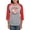 Heather/Red, variant on CafePress - Sleep With A Cat Long Sleeve T Shirt - Womens Baseball Tee