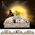 thumbnail image 1 of Fiudx Calendario de Adviento de Halloween, Diseño En Forma de Ataúd, Bloques de Madera Móviles Diy, Colores Brillantes, Decoración de Mesa para El Hogar, Cuenta Regresiva Divertida para Fiestas, Fies, 1 of 1