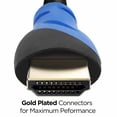 thumbnail image 2 of High-Speed HDMI Cable, 3 Feet, Blue, Simyoung Premium HDMI Cord Type High Speed with Ethernet Supports HDMI 2.0b 4K 60hz HDR on Most Devices, 1-Pack, 2 of 4