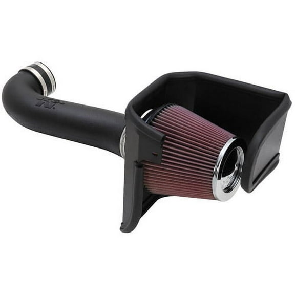 K&N Cold Air Intake Kit: High Performance, Guaranteed to Increase Horsepower: 2011-2019 Dodge/Chrysler (Challenger, Charger, 300) 5.7L V8,63-1114