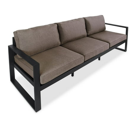 Real Flame Baltic Powder-Coated Aluminum Sofa