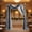 Dark Blue&Light Blue&White, variant on 3PCS Wedding Arch Draping Fabric, Sheer Chiffon Backdrop Curtains for Ceremony Decor, Long Drapes for Wedding Arch, Party, Bridal Shower & Photo Background 30in x 19.5ft, Brown&Champagne&White