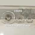 thumbnail image 2 of Danco 88886 Mesh Kitchen, Lavatory and Utility Sink Strainer in Stainless Steel - Combo Pack, 2 of 7