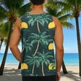 thumbnail image 6 of Taqqpue Mens Plus Size Tank Tops Casual Crewneck Hawaiian Sleeveless Shirts Loose Fit Quick Dry Graphic Beach Tank Top for Workout Gym Athletic Training Sports, 6 of 6