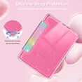 thumbnail image 3 of Fintie Clear TPU Case for 7" Kindle Paperwhite (12th Gen, 2024) & Kindle Colorsoft – Slim Transparent Back Cover with Auto Wake/Sleep, Glitter Rainbow Ombre, 3 of 9