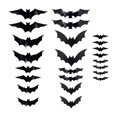 thumbnail image 1 of Murciélagos Decoración de Pared Suministros para Fiestas Decoración de Halloween Pegatinas Decorativas de Pared para Hacer Tú Mismo 24 piezas, 1 of 9