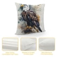 thumbnail image 4 of Orinice Eagle Branch Watercolor Effect Graphic Decorative Cushion Throw Pillow Cover for Home Couch Living Room Bed Sofa 1PC 12x12in, 4 of 5