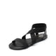 thumbnail image 1 of Sandalia DREAM PAIRS ELÁSTICA Talla 6 Negra con Tira Elástica, 1 of 5
