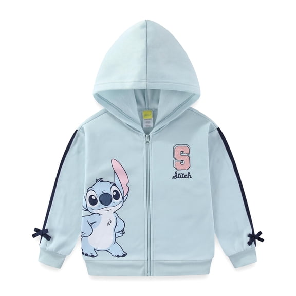 Disney Lilo & Stitch Fleece Zip Up Hoodie (Girls), Sizes 8-12