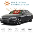 thumbnail image 3 of Awypu Hibiscus Flower Hawaiian Tropical Funny Windshield Sun Shade Car Sun Shade Windshield for Vehicle SUV Truck Protector 51.18*27.59 in, 3 of 7