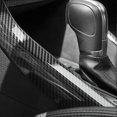 thumbnail image 4 of Carbon Fiber Central Console Gear Shift U-Type Cover Trim Frame, 4 of 5