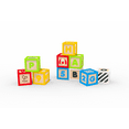Hape Stacking ABC/123 Blocks Learning and Education Infant Toy Stack ...