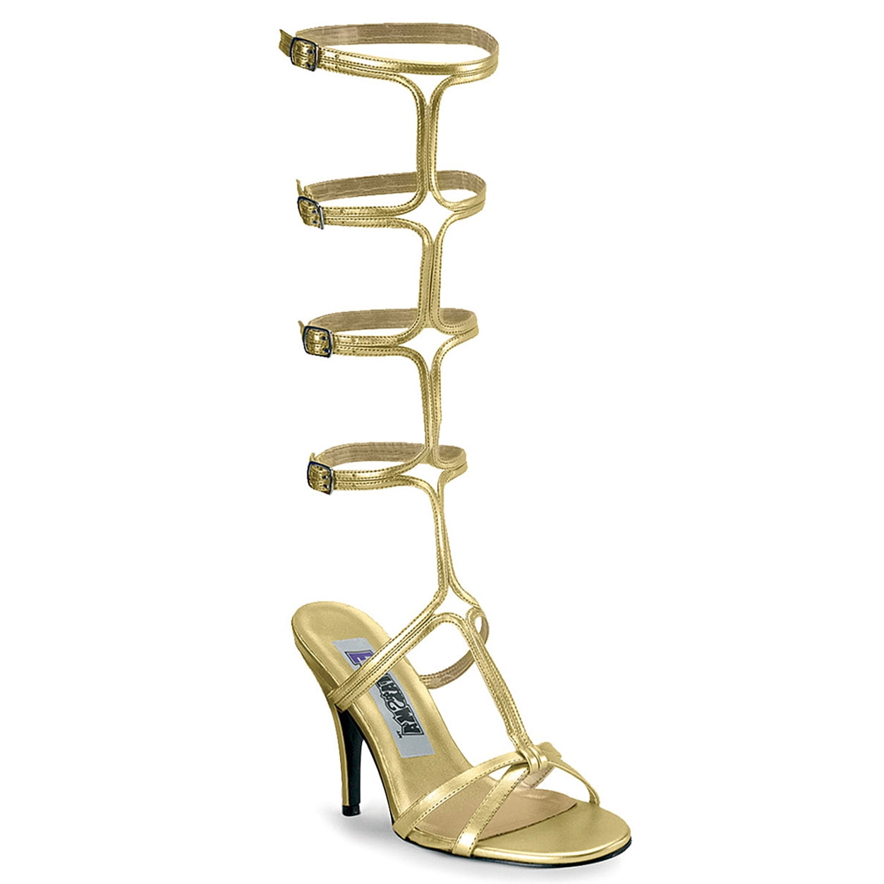 Funtasma 4 Inch Gold Heel Sexy Greek Sandal Shoe Theatre Costumes