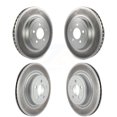 thumbnail image 1 of Genius Front Rear Coated Disc Brake Rotors Kit for Car Dodge Charger with Police Package KG-100835, 1 of 9