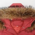 thumbnail image 5 of XEGLSBU Boys Winter Coat Size 6-7 Girls Long Coat Winter Warm Thickened Down Jacket for Toddler and Big Kids Outerwear with Hood Windproof Girls Coats Size 14 16 Watermelon Red Size 4-5 Years, 5 of 6