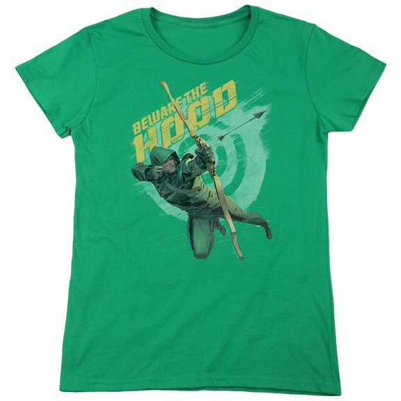 Arrow Beware S/S Women's T-Shirt Kelly Green