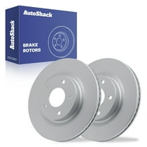 AutoShack 11.65" (296 mm) Front Vented Brake Rotors Coated | Replacement for 2007-2013 Nissan Altima | 2-PC Set | ArmorStop